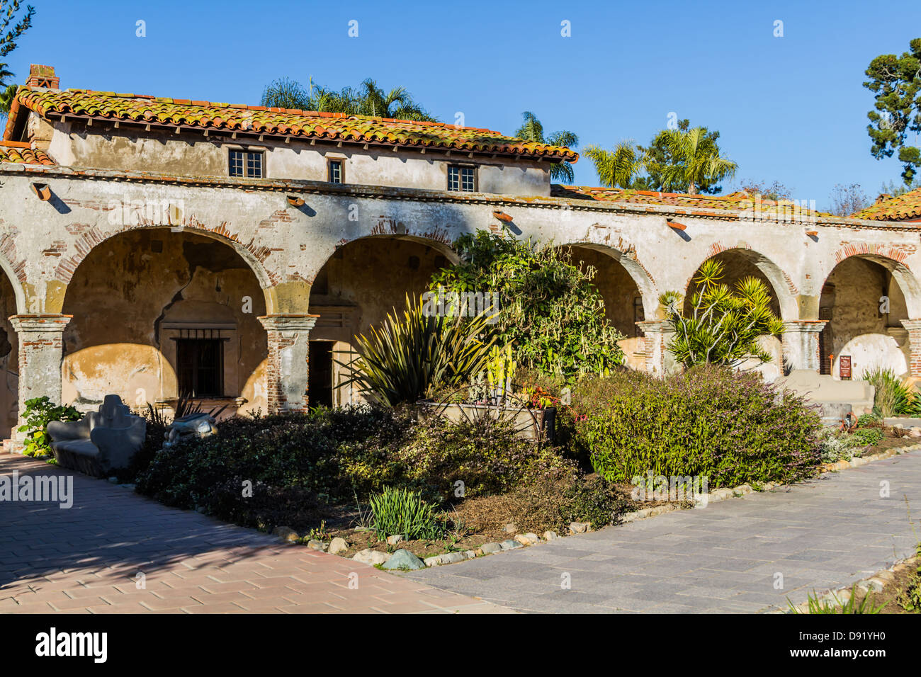 Mission San Juan Capistrano, Orange County Kalifornien USA Stockfoto