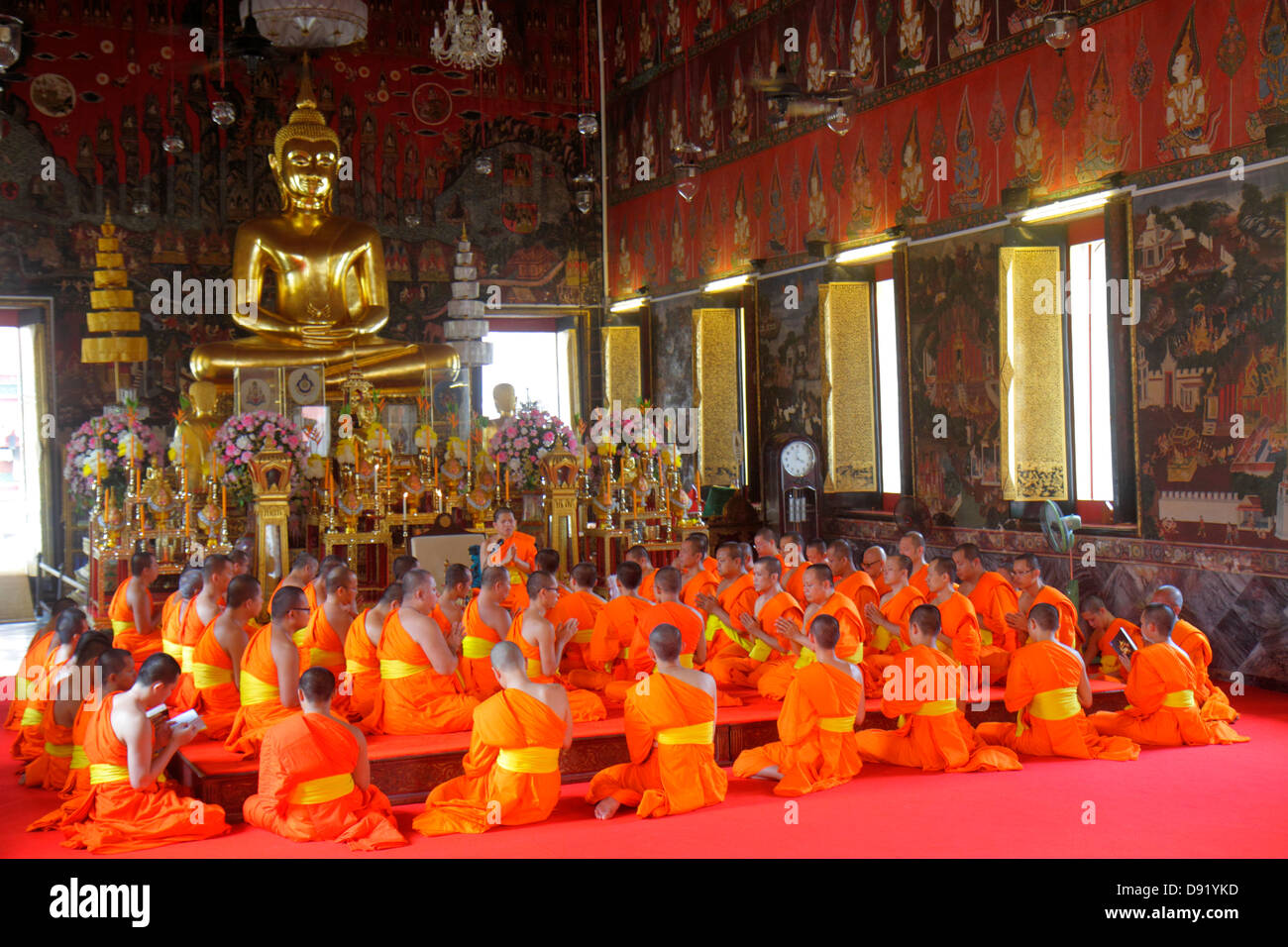 Bangkok Thailand Pom Präp Sattru Phai Wat Saket Ratcha Wora Maha Wihan