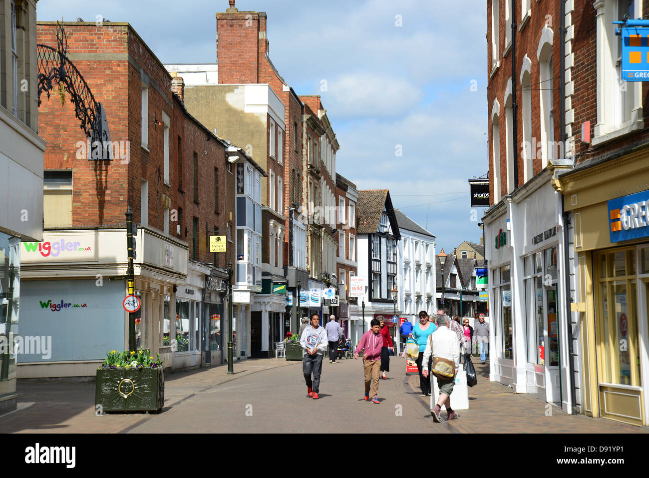 High Street, Banbury, Oxfordshire, England, Vereinigtes Königreich Stockfoto