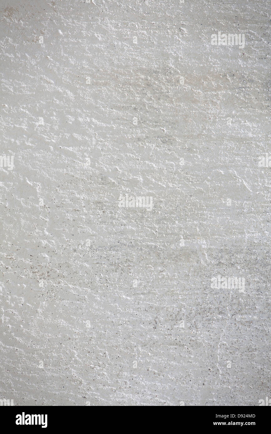 weiße Wand Putz Hintergrund, grobe Muster Textur Stockfoto