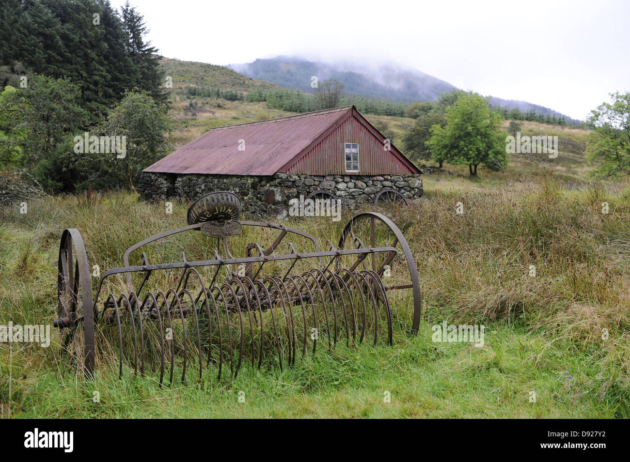 Auchindrain Museum, Inveraray, Argyll, Schottland, Großbritannien Stockfoto