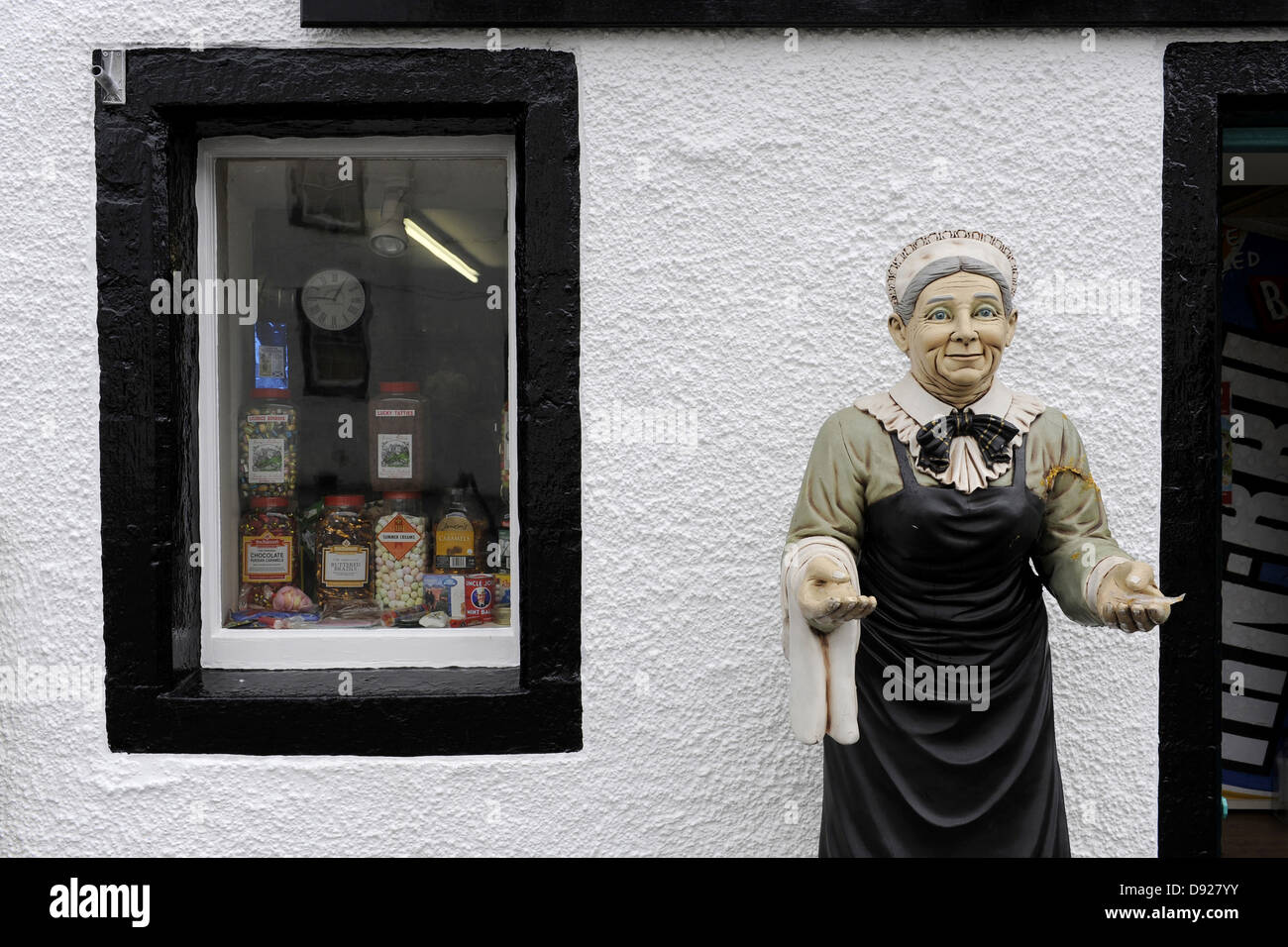 Shop-Fenster, Inveraray, Argyll, Schottland, Großbritannien Stockfoto