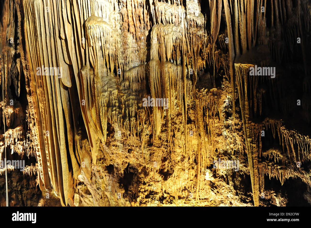 Schmelzstein JAMA Baredine Höhle, Porec, Istrien, Kroatien, Europa Stockfoto