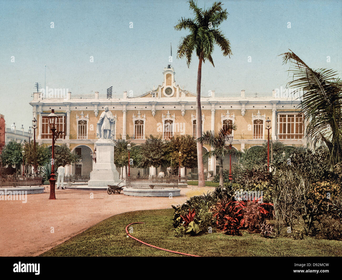 Palacio del Gobierno General, Habana, Cuba, um 1900 Stockfoto