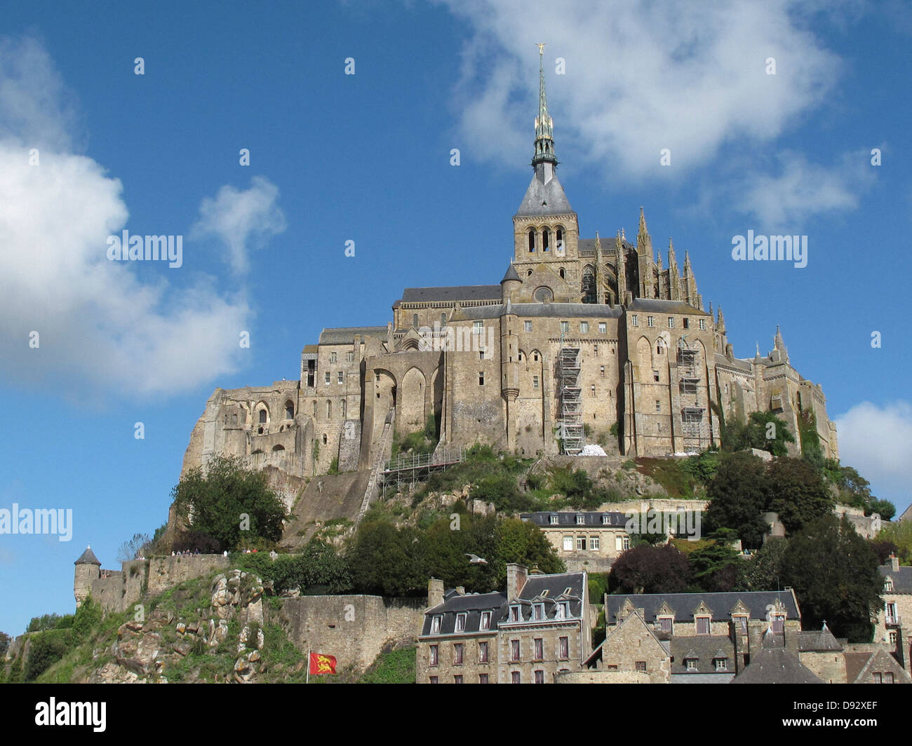 Le Mont Saint-Michel, Normandie, Frankreich Stockfoto