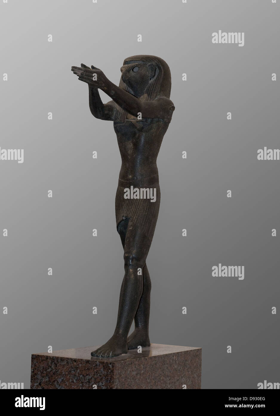 Statue des Gottes Horus 1069-664 v. Chr. alten Ägypten Louvre Museum in Paris Stockfoto