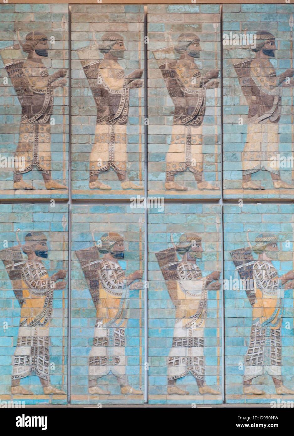 Bogenschützen, Fries Bogenschützen achämenidischen Periode, Herrschaft von Darius der ersten 510 vor J-C Stockfoto