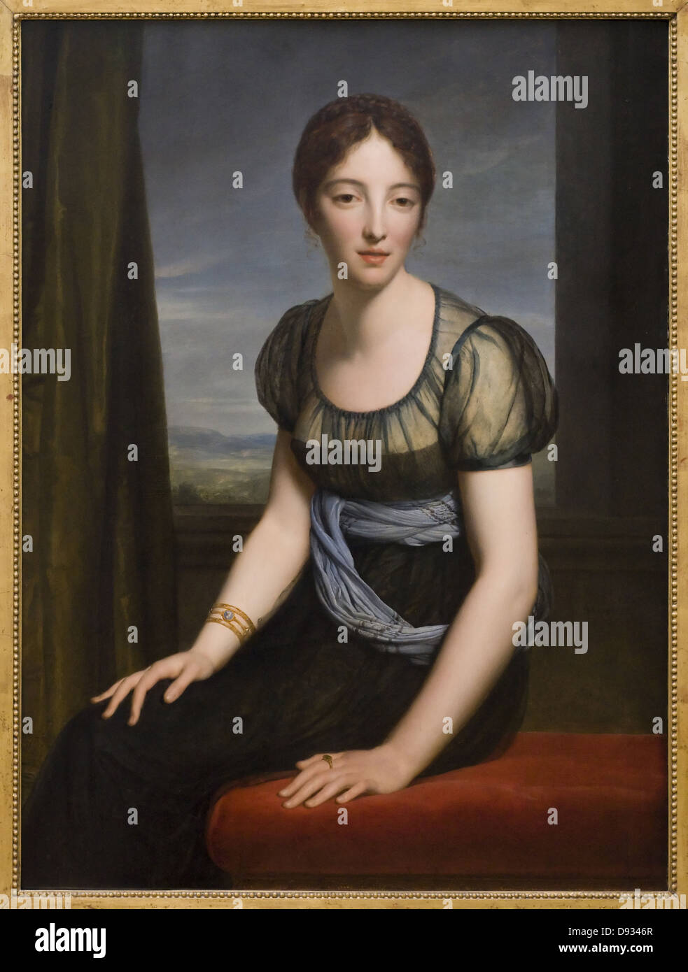 Baron François Gérard Madame Regnault de Saint-Jean d ' Angely 1798 französische Schule Museum Louvre - Paris Stockfoto