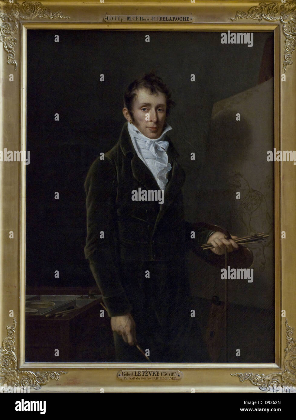 Robert Lefèvre Carle Vernet 1804 XIX th Jahrhundert Französisch Schule Museum Louvre - Paris Stockfoto