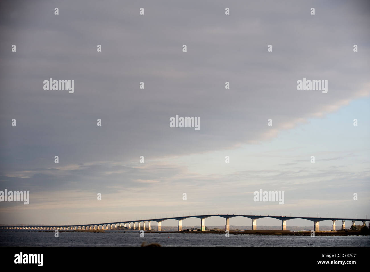 Öland-Brücke, Kalmar, Schweden. Stockfoto