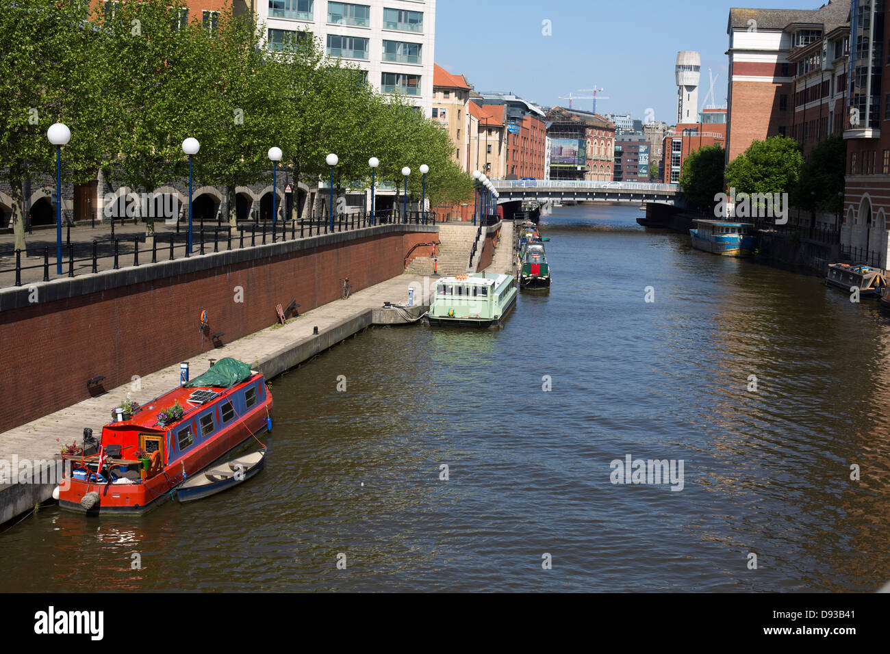 Fluss Avon, Temple Meads, Bristol, Avon Stockfoto