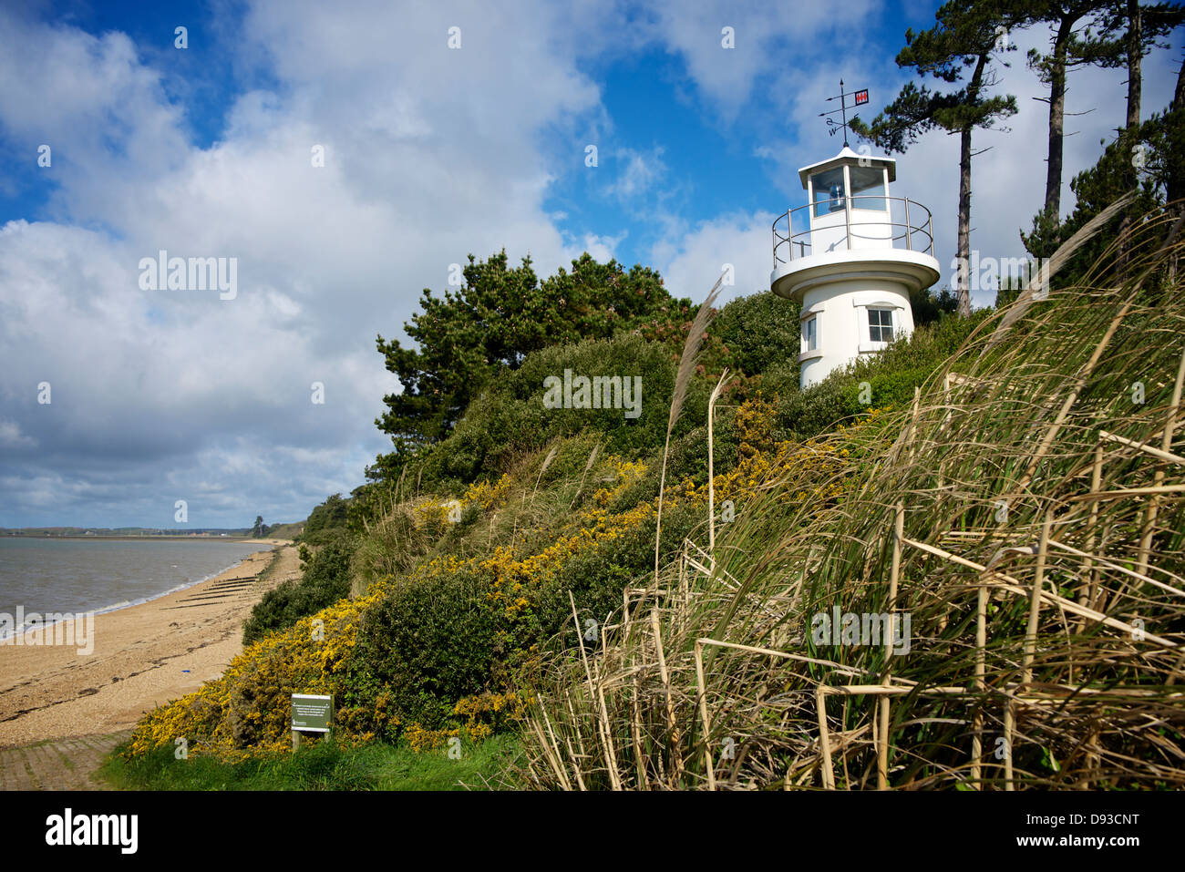 Lepe Leuchtturm Hampshire UK Stockfoto