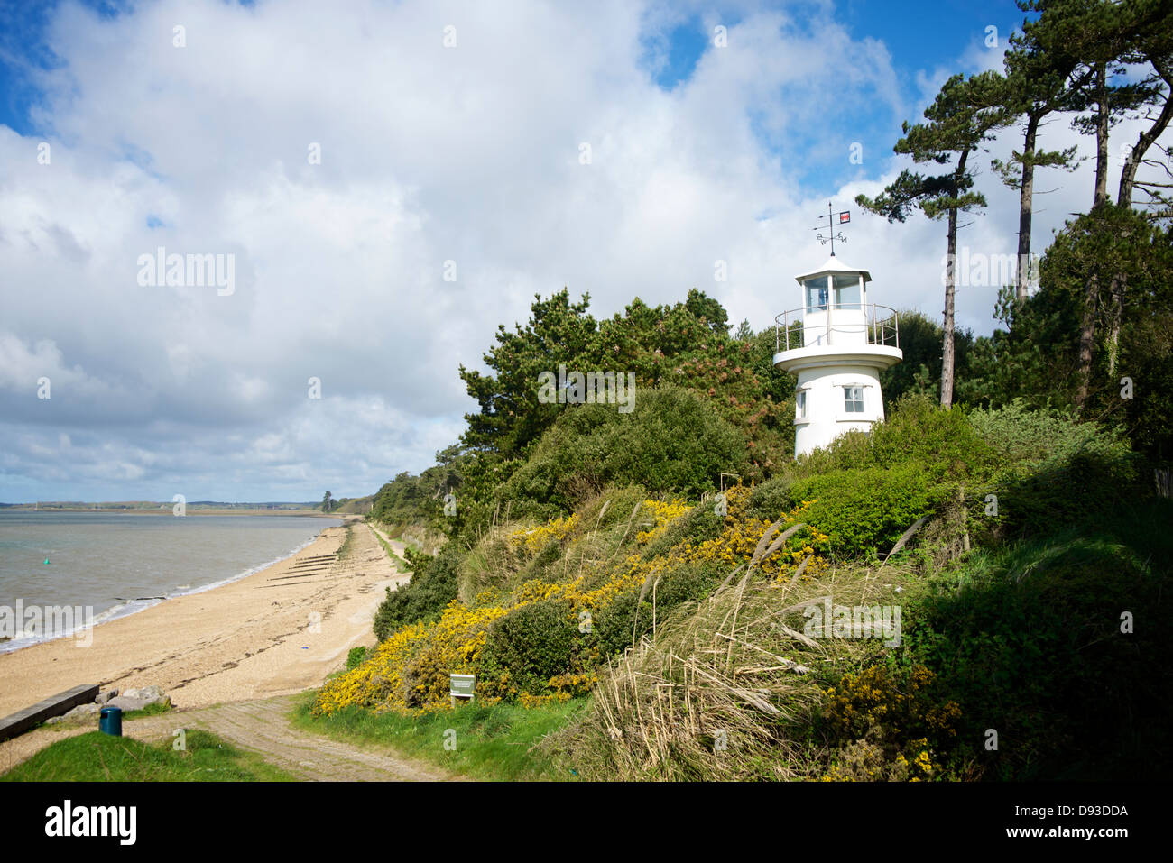 Lepe Leuchtturm Hampshire UK Stockfoto