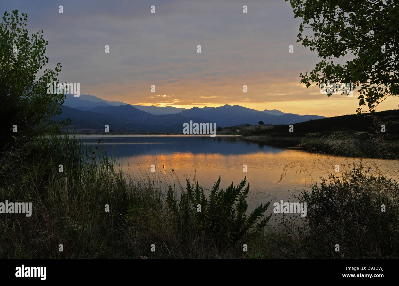 Padula Stausee, Nebbio Region, Le Haut-Nebbio, Haute-Corse, Korsika, Frankreich Stockfoto