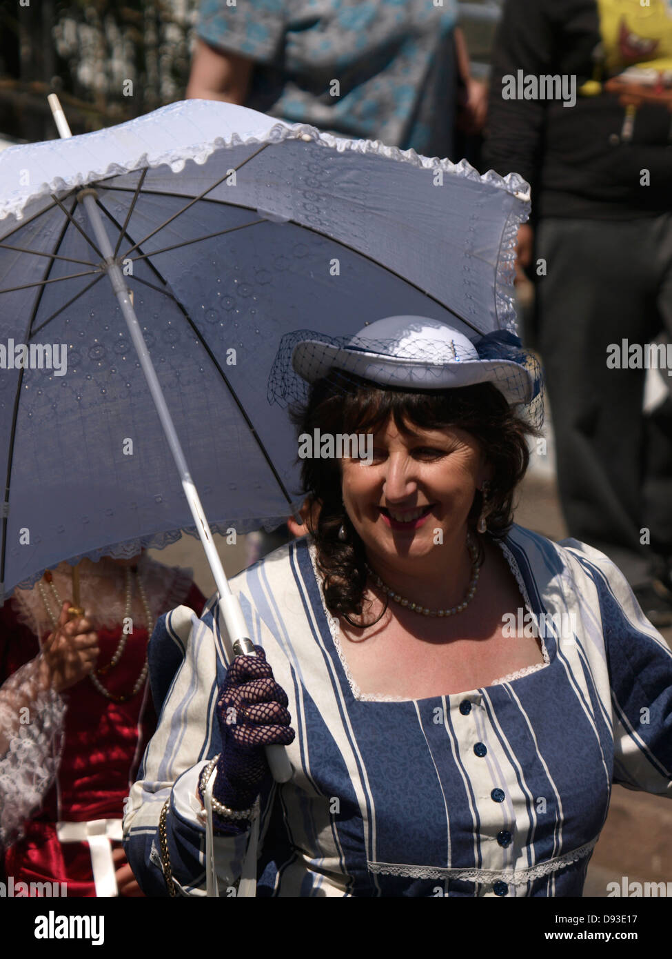 Ilfracombe viktorianischen fest Parade, Devon, UK 2013 Stockfoto