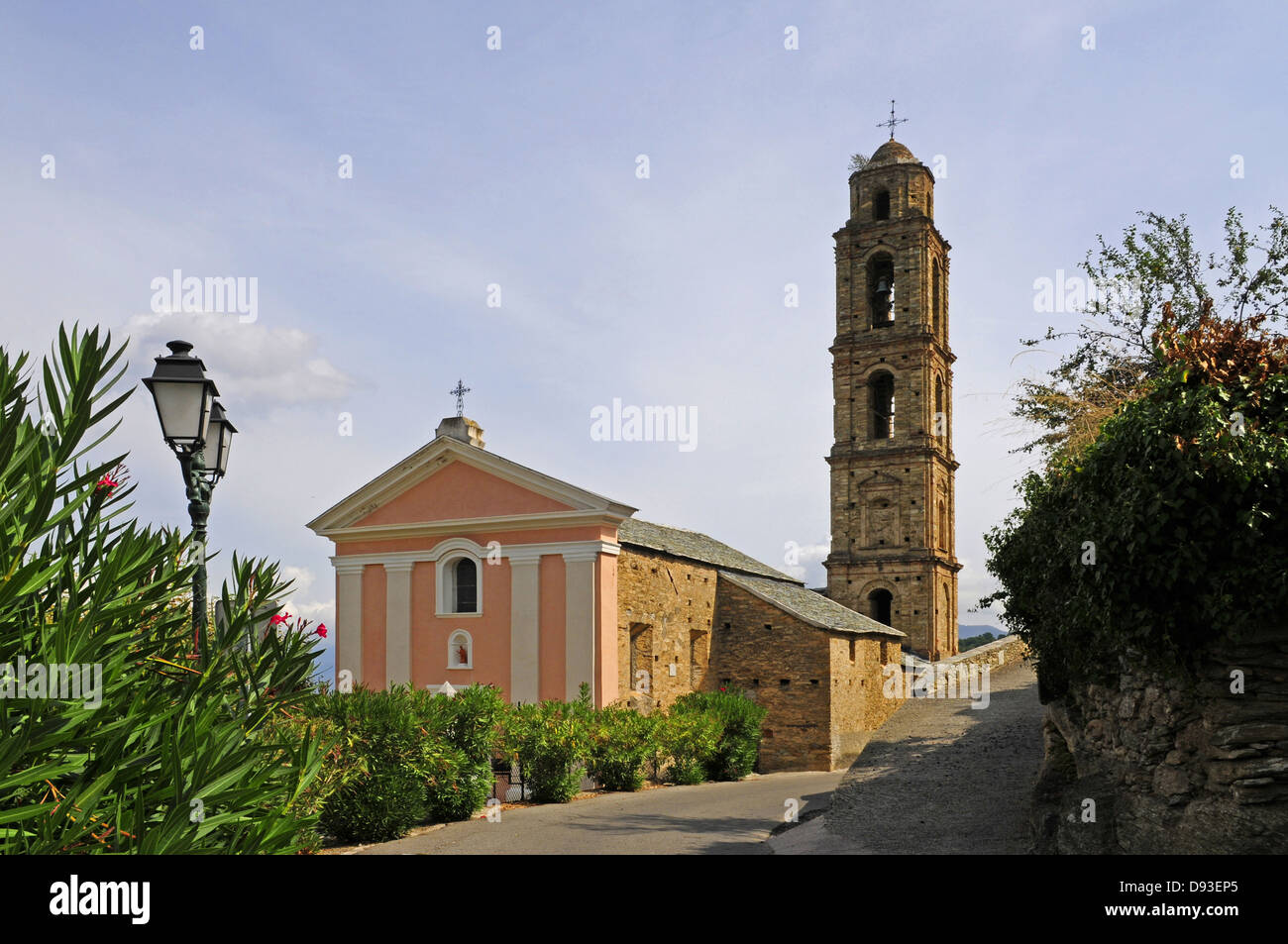 Église St. Philippe Neri, Soriu, Nebbio Region, Le Haut-Nebbio, Haute-Corse, Korsika, Frankreich Stockfoto