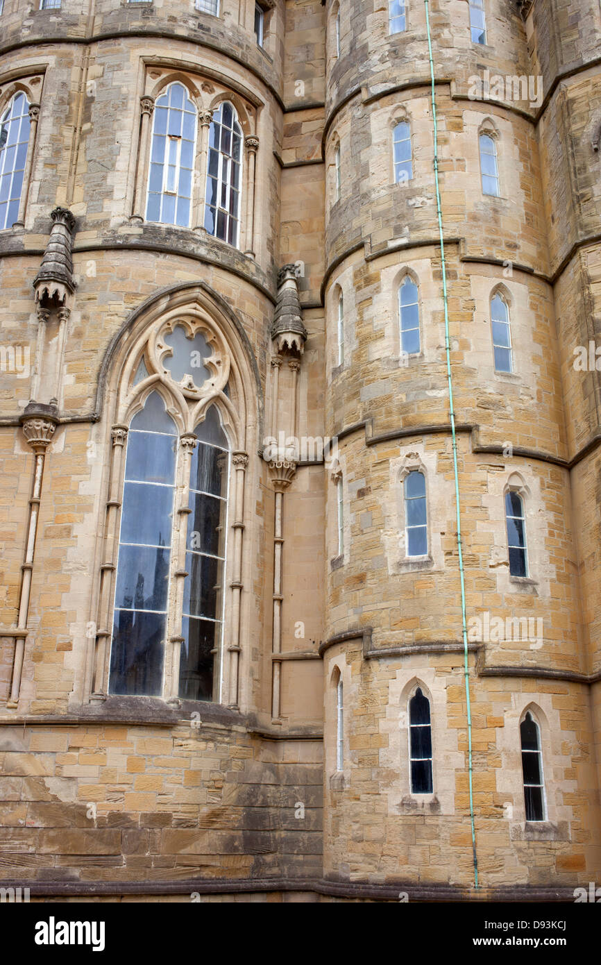 Aberystwyth University College of Wales Altbau hautnah. Stockfoto