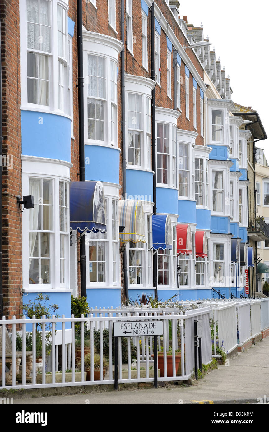 Hotels und Hostels Esplanade Weymouth, Dorset England uk Stockfoto