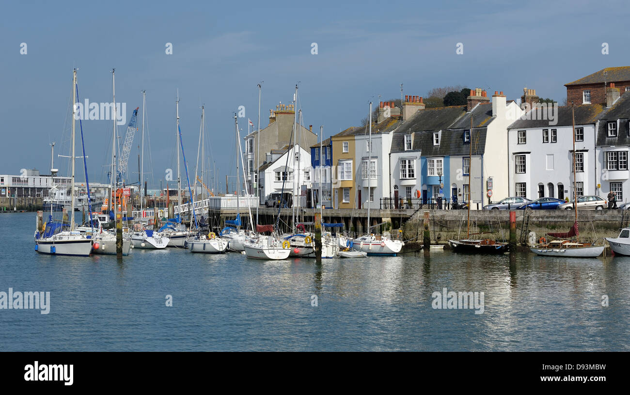 Yacht Marina Weymouth Dorset England uk Stockfoto