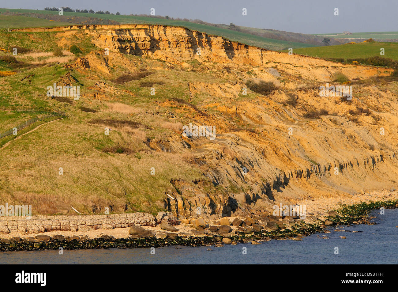 Ein Blick auf Bowleaze Bucht auf der Jurassic Coast-Dorset Stockfoto