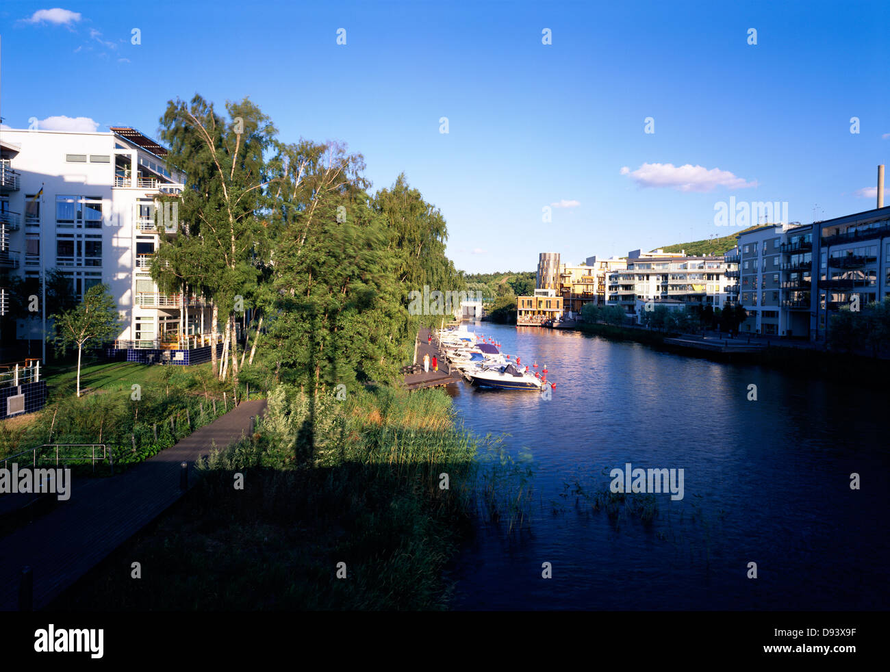 Hammarby Sjostad, ein Teil von Stockholm. Stockfoto