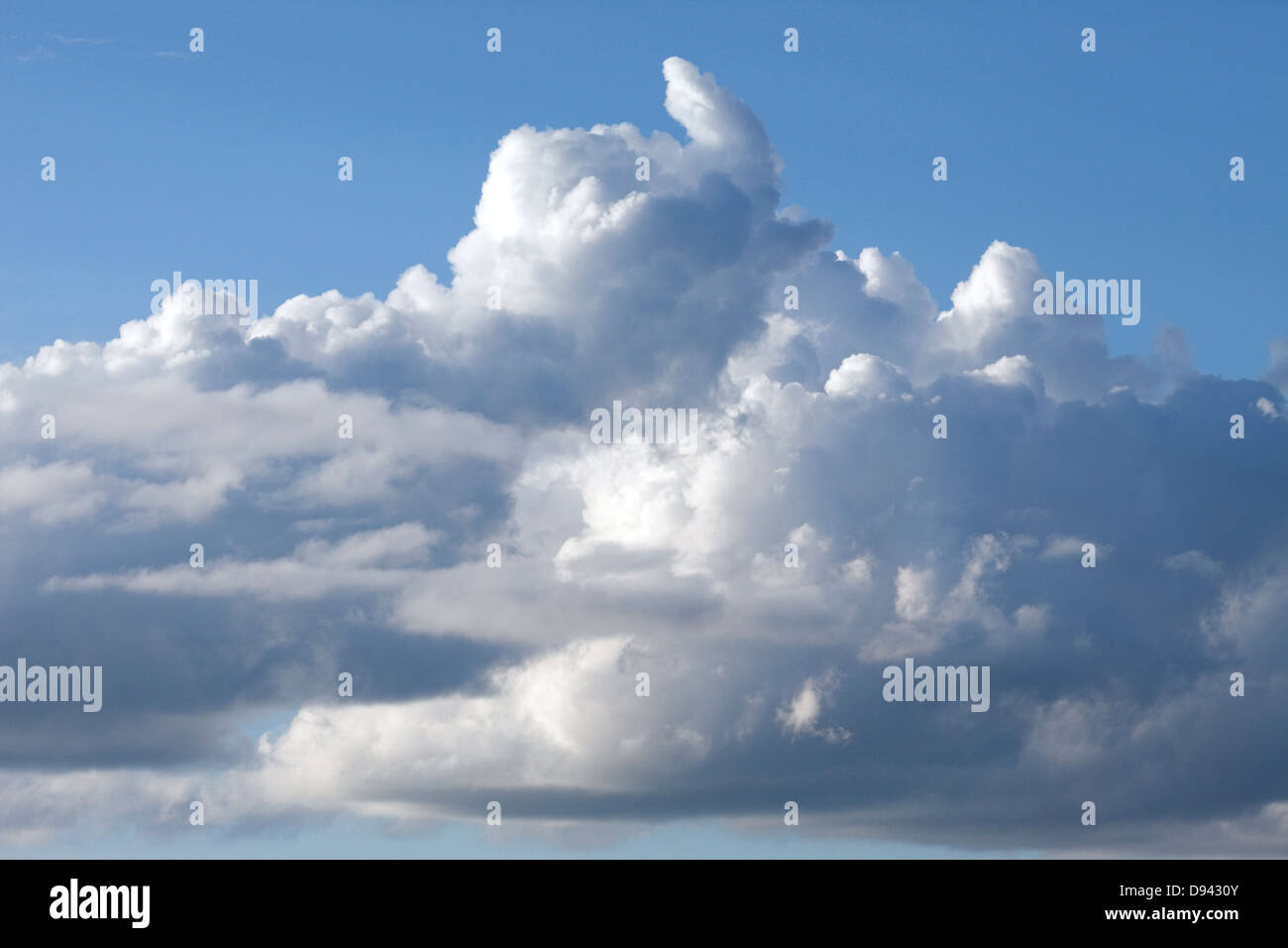 Flauschige Wolke im Himmel Stockfoto