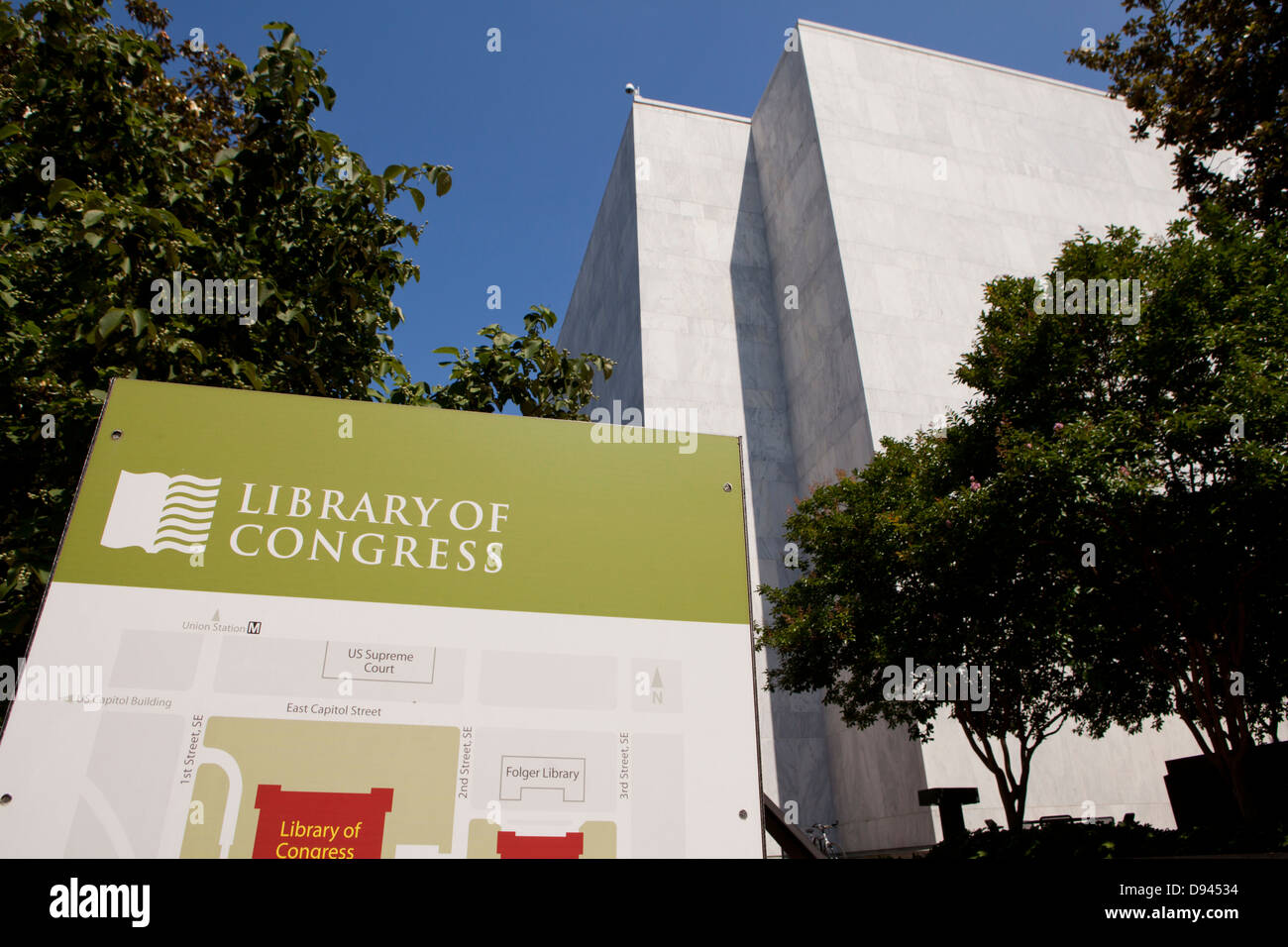 US Library of Congress Building - Washington, DC USA Stockfoto