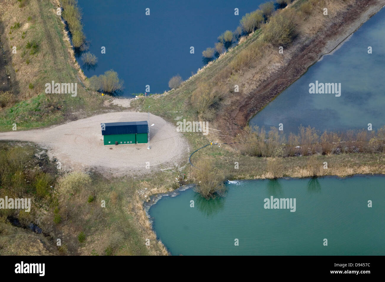 Einer Kläranlage am Meer, Gotland, Schweden. Stockfoto