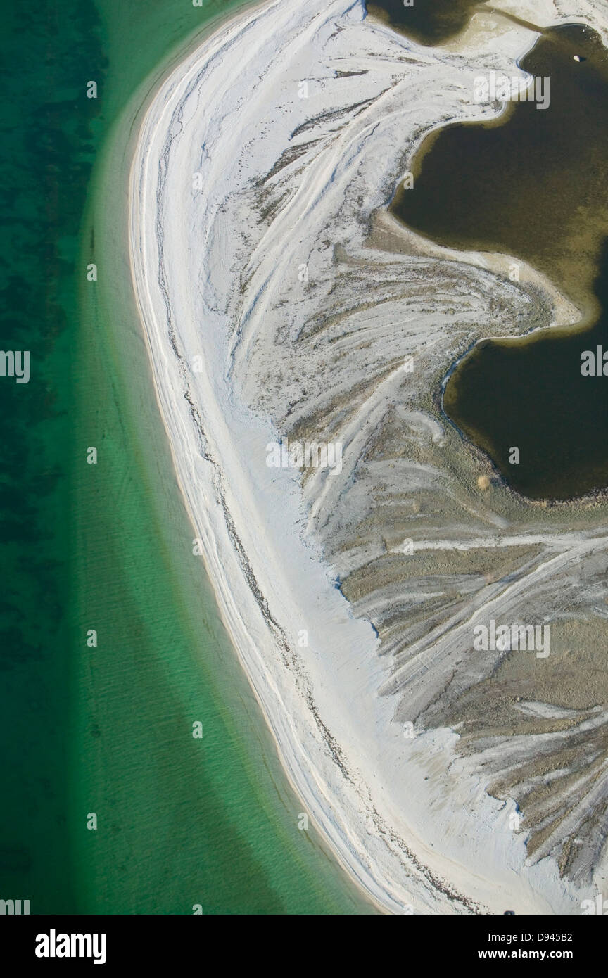Luftaufnahme von der Küste, Gotland, Schweden. Stockfoto