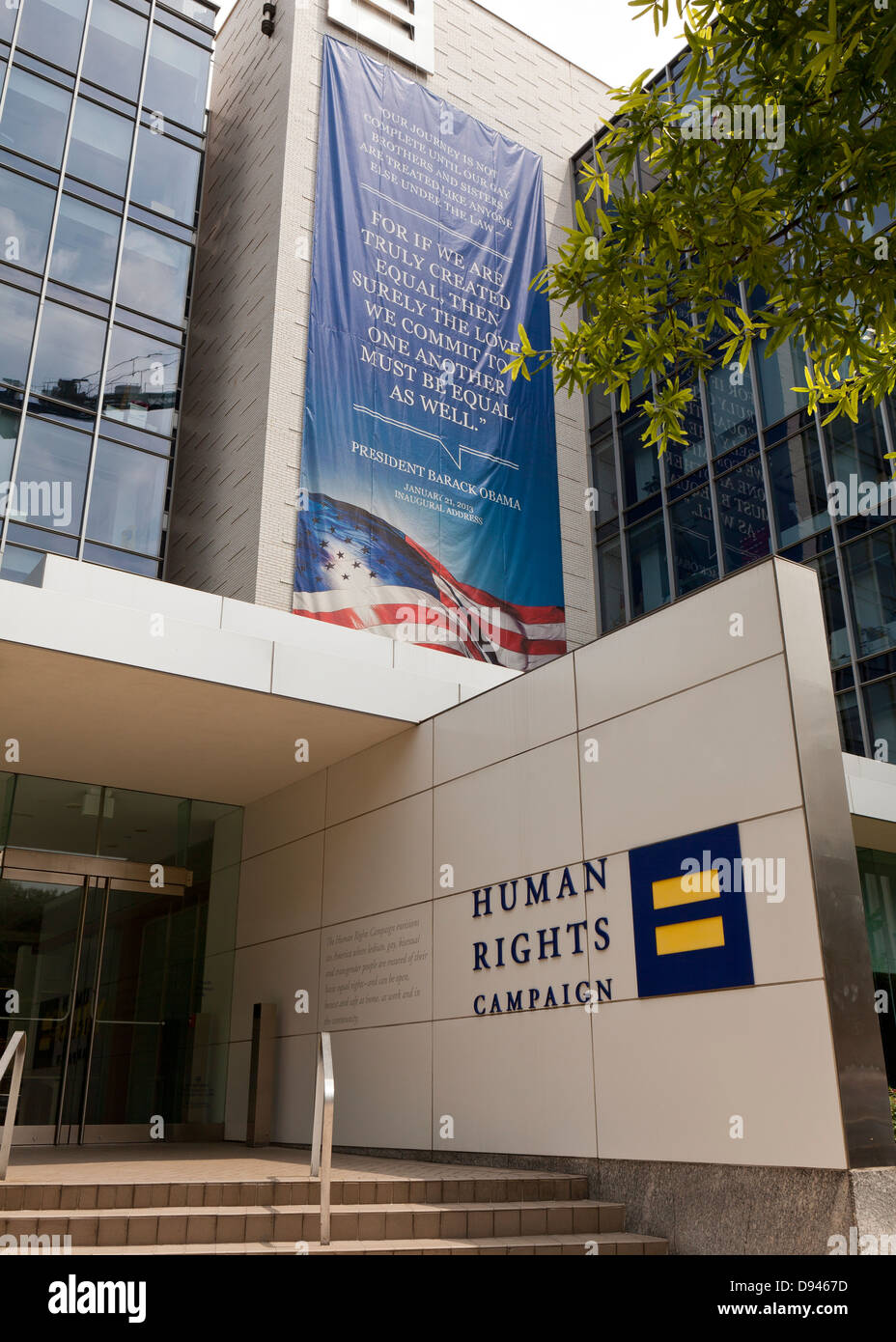 Human Rights Campaign Gebäude - Washington, DC USA Stockfoto