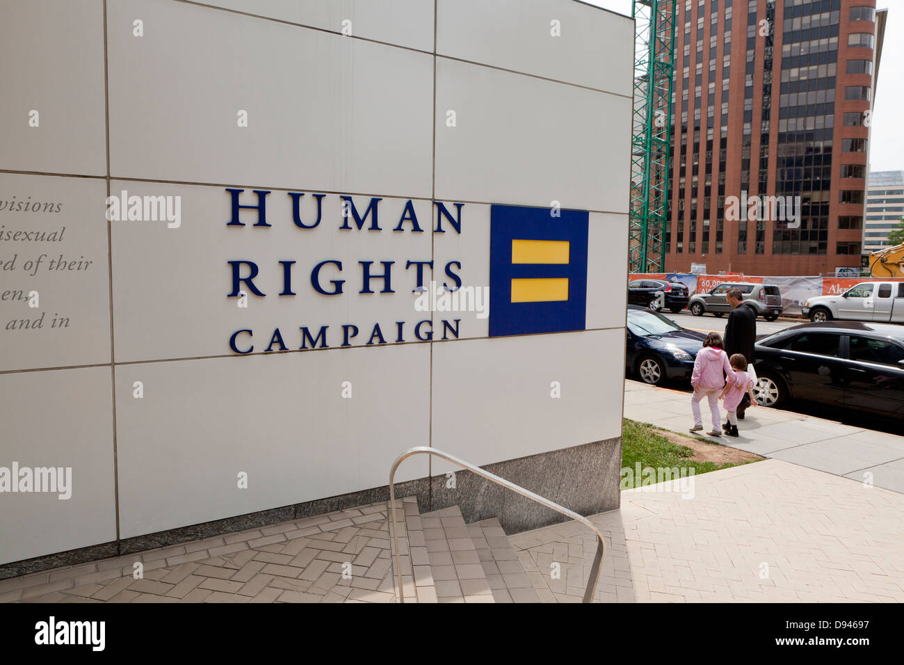 Human Rights Campaign Gebäude - Washington, DC USA Stockfoto