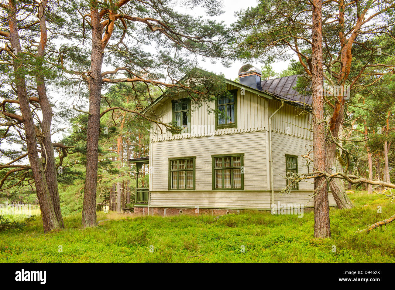 Wochenendhaus im Nationalpark Stockfoto