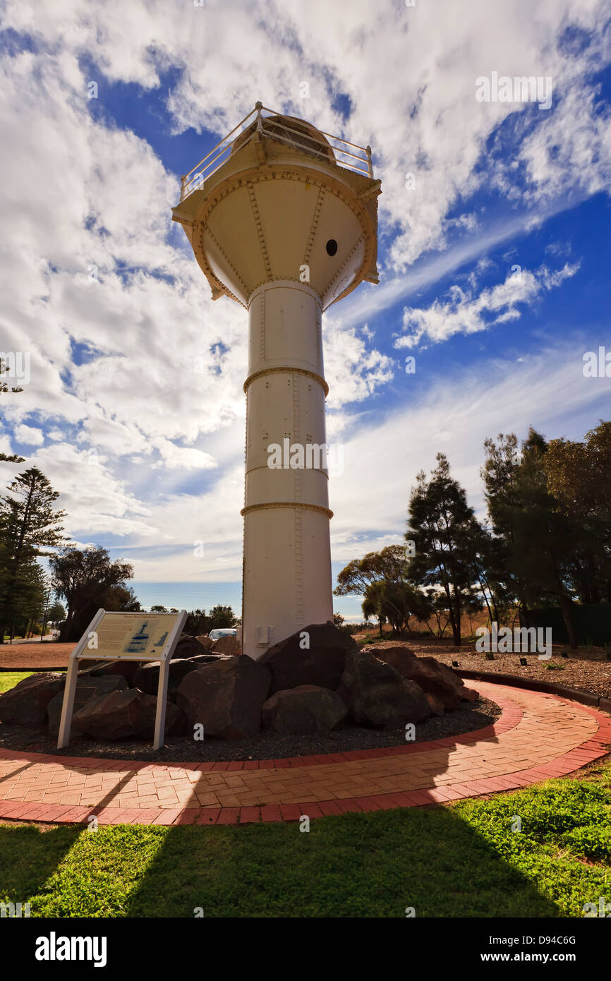 alte historische Gebäude historische Erbe Wallaroo Yorke Peninsula südlich von Australien und Schifffahrtsmuseum Leuchtturm Stockfoto