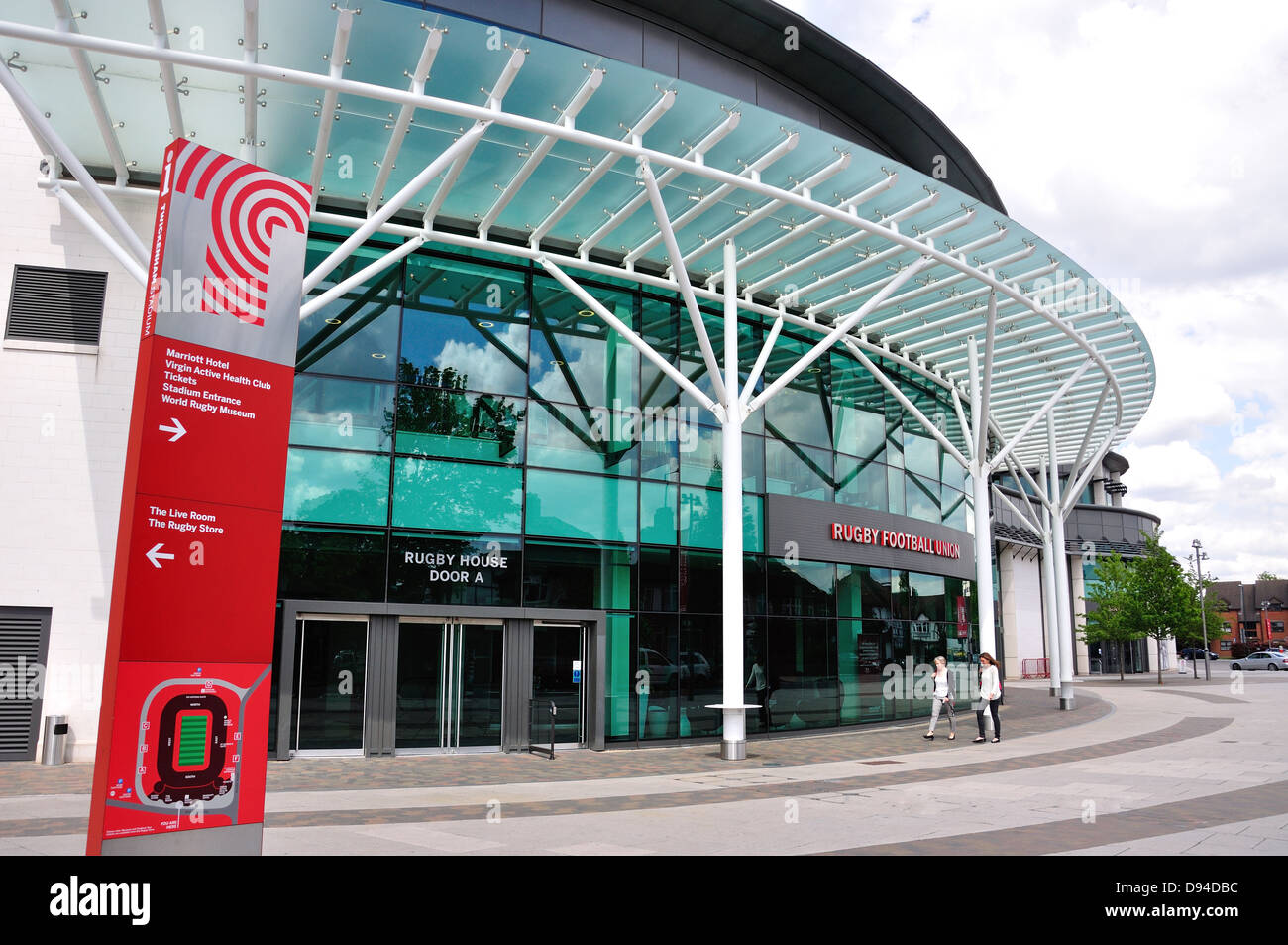 Sitz der Rugby Football Union (RFU), Twickenham Stadium, Twickenham, Greater London, England, Vereinigtes Königreich Stockfoto