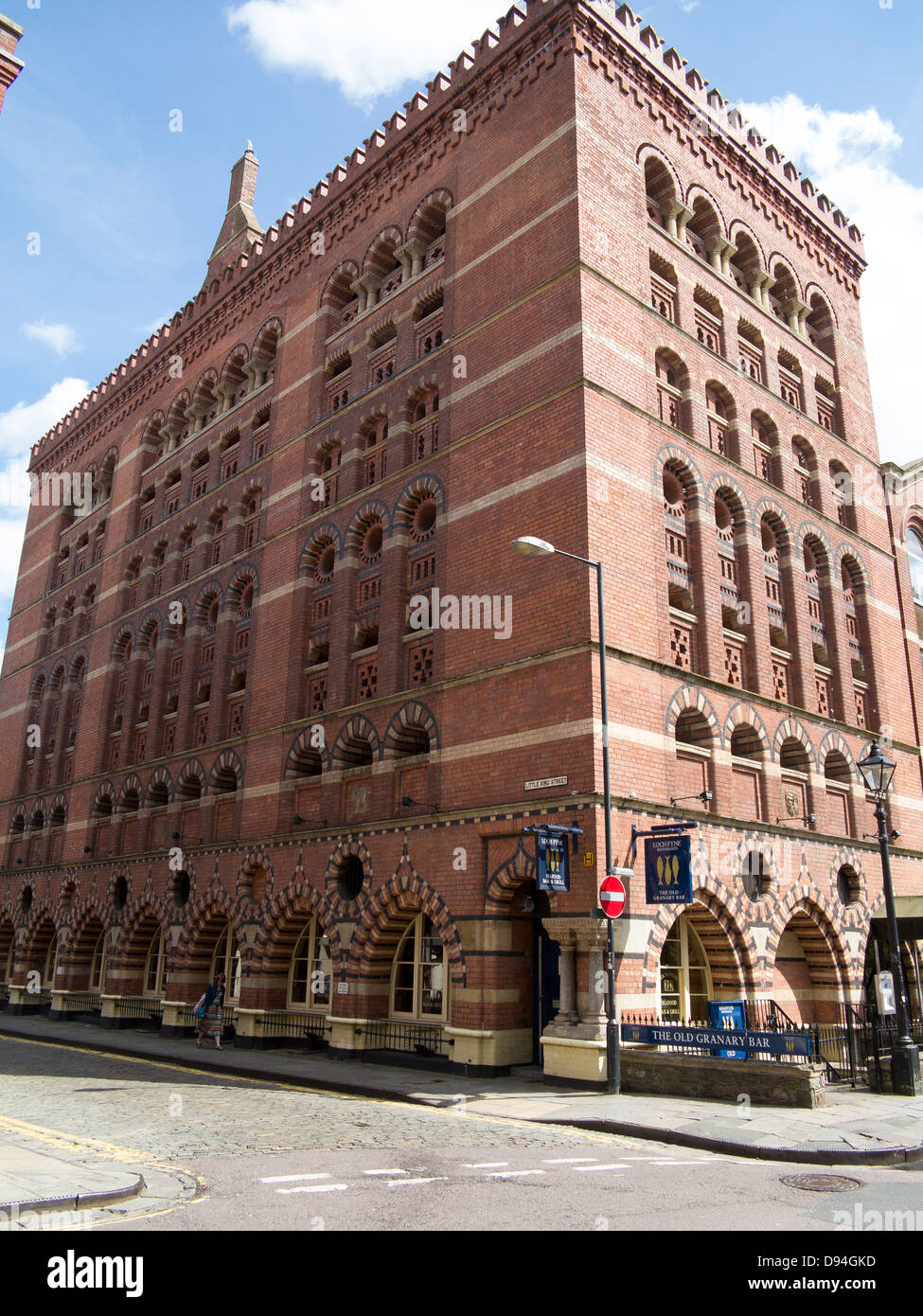 In der Altstadt Bezirk von Bristol auf Little King Street, The Altes Kornhaus Gebäude in Bristol byzantinischen Stil Stockfoto