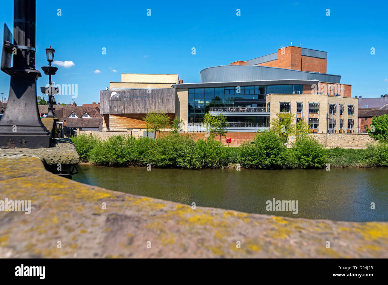 Shrewsbury "Theatresevern" Theater an der Banls des Flusses Severn. Shrewsbury Shropshire Salop. Stockfoto