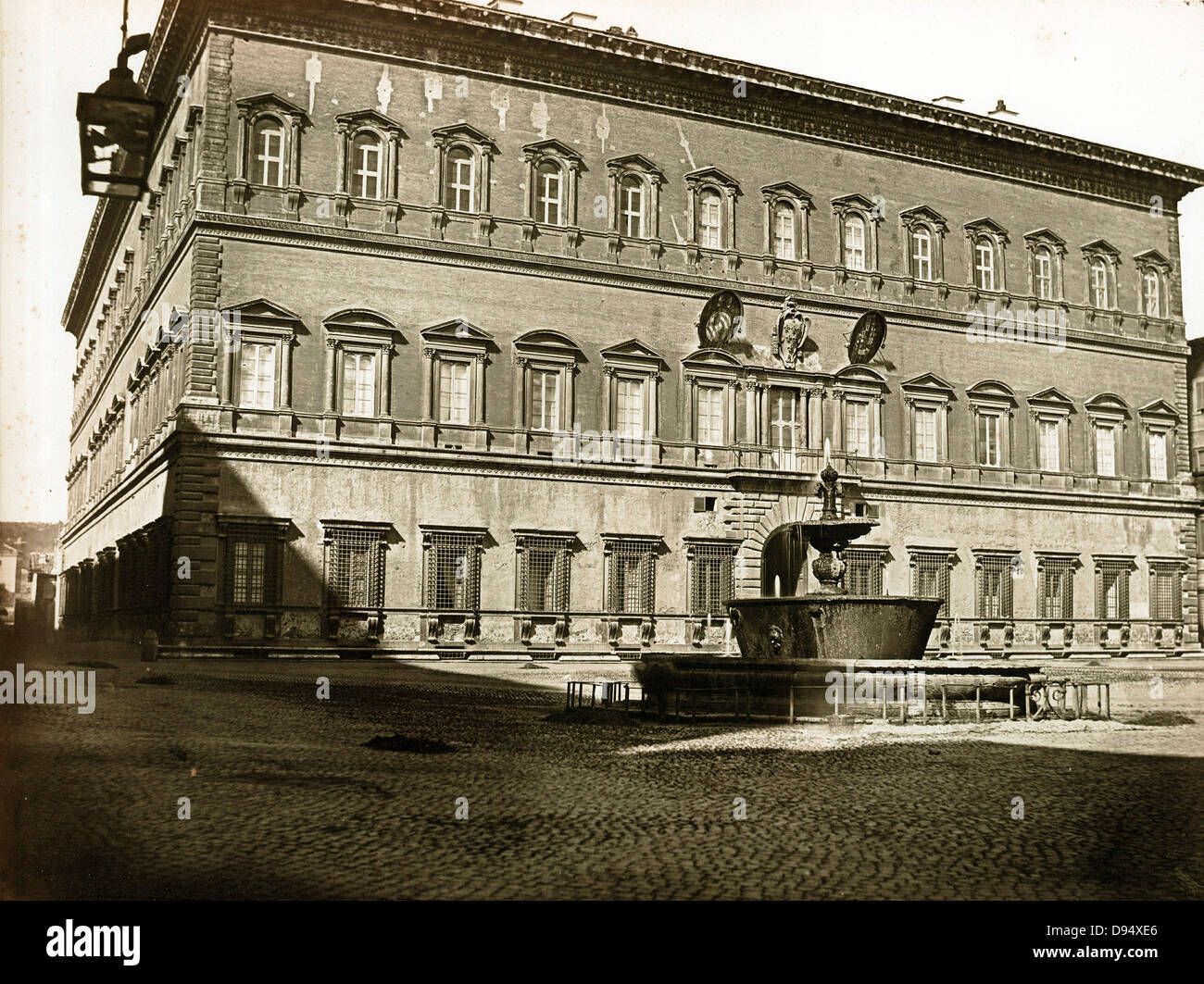 Palazzo Farnese, Rom, Italien, 1864, von James Anderson Stockfoto
