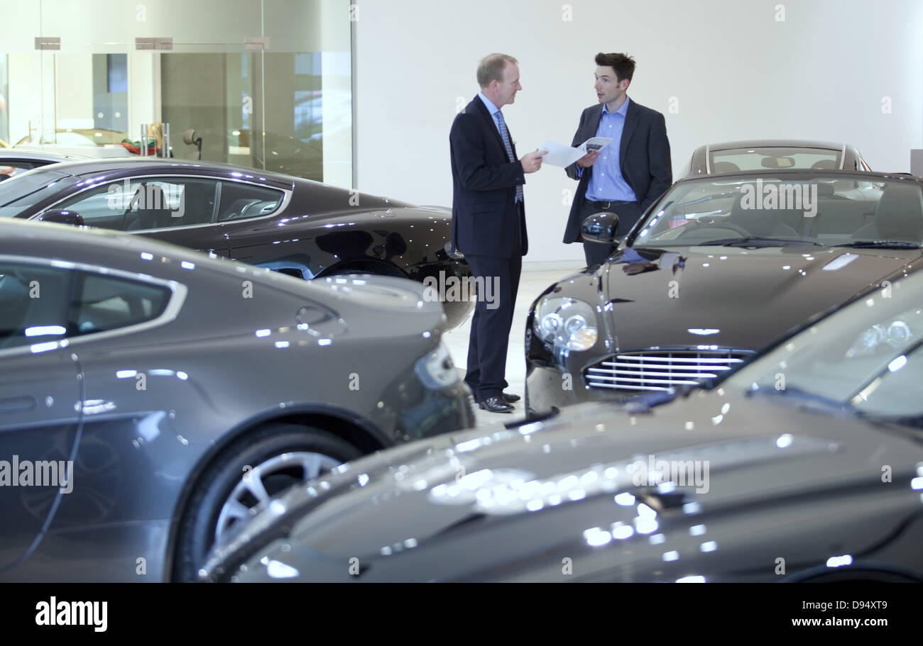 Aston Martin Showroom Leeds Stockfoto