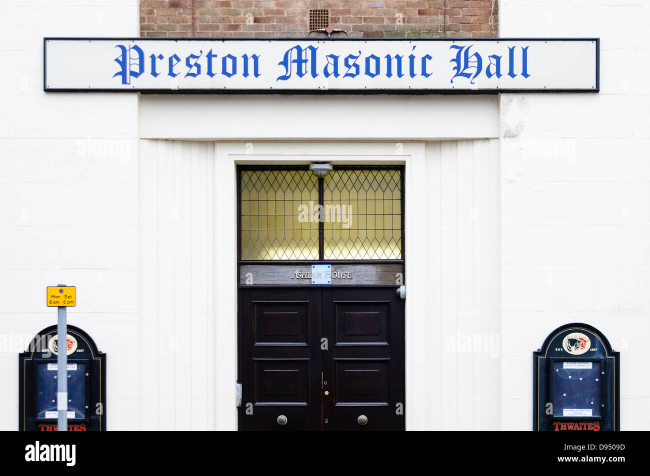 Preston Masonic Hall Stockfoto