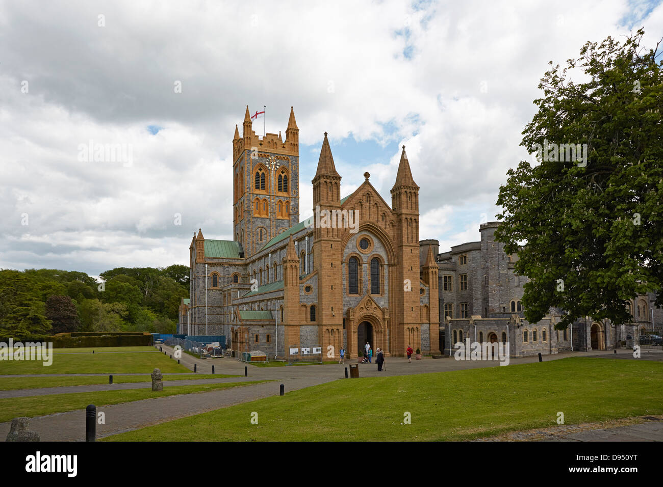 Devon Buckfast Abbey und das Benediktinerkloster. Stockfoto