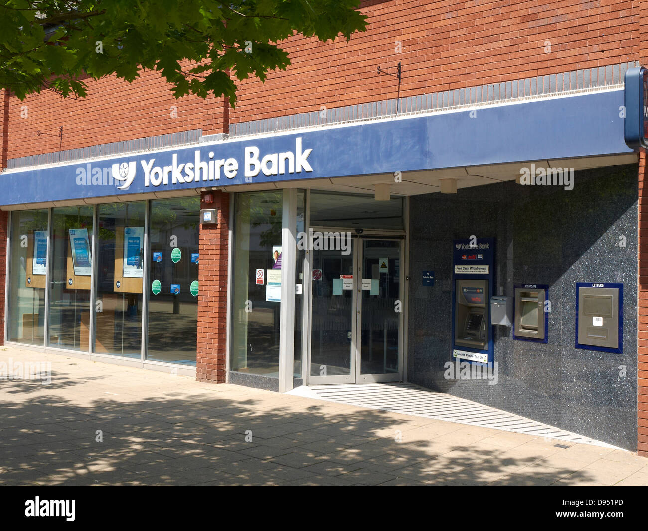 Yorkshire Bank in Crewe Cheshire UK Stockfoto