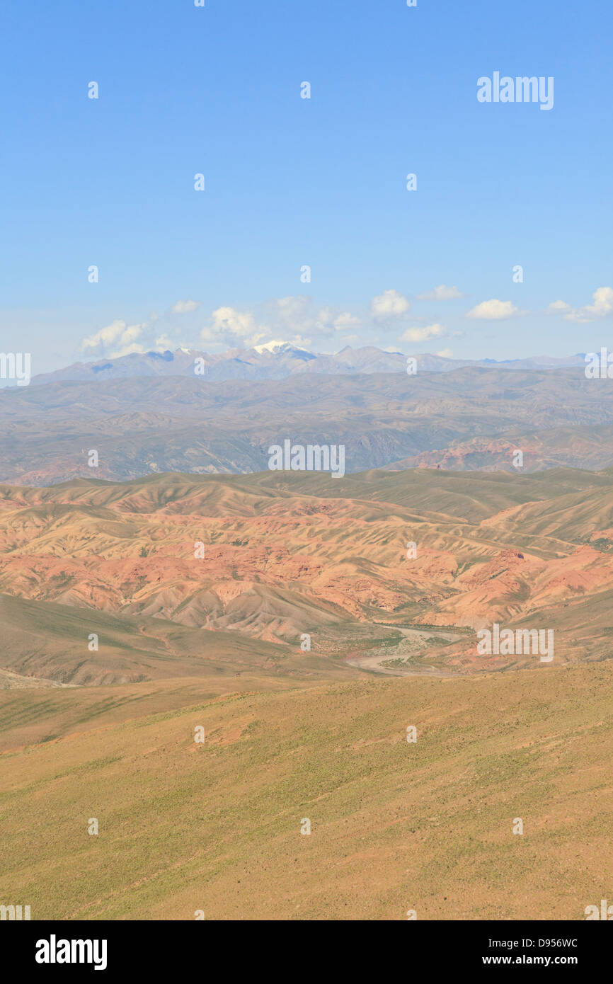 Salz, flache Touren, Altiplano, Südwesten Boliviens Stockfoto