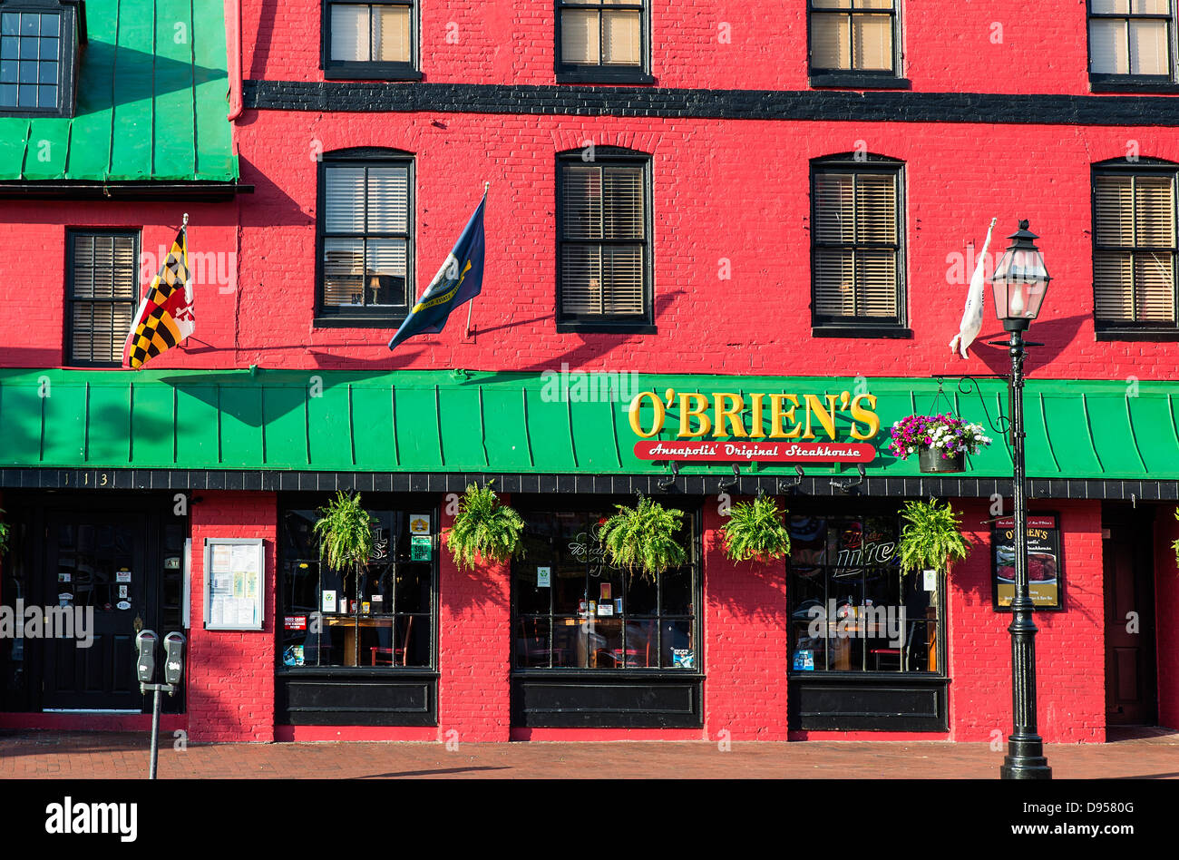 O' Brian Steakhouse, Annapolis, Maryland, USA Stockfoto