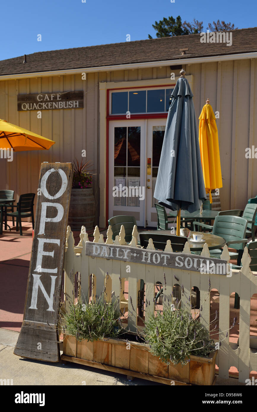 General Store & Cafe Quackenbush, Vandenberg CA Stockfoto