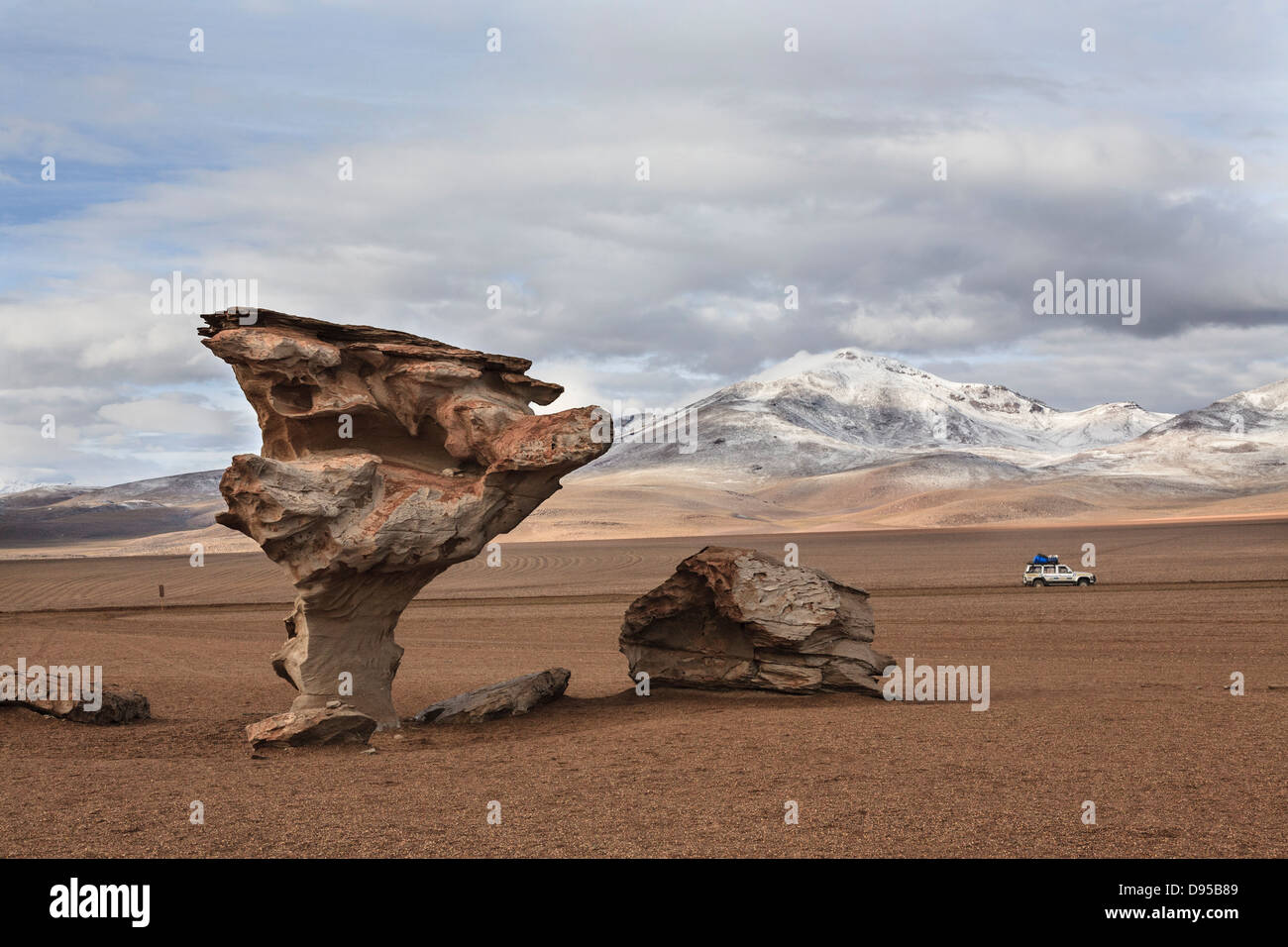 Arbol de Piedra, Salz flache Touren, Altiplano, Südwesten Boliviens Stockfoto