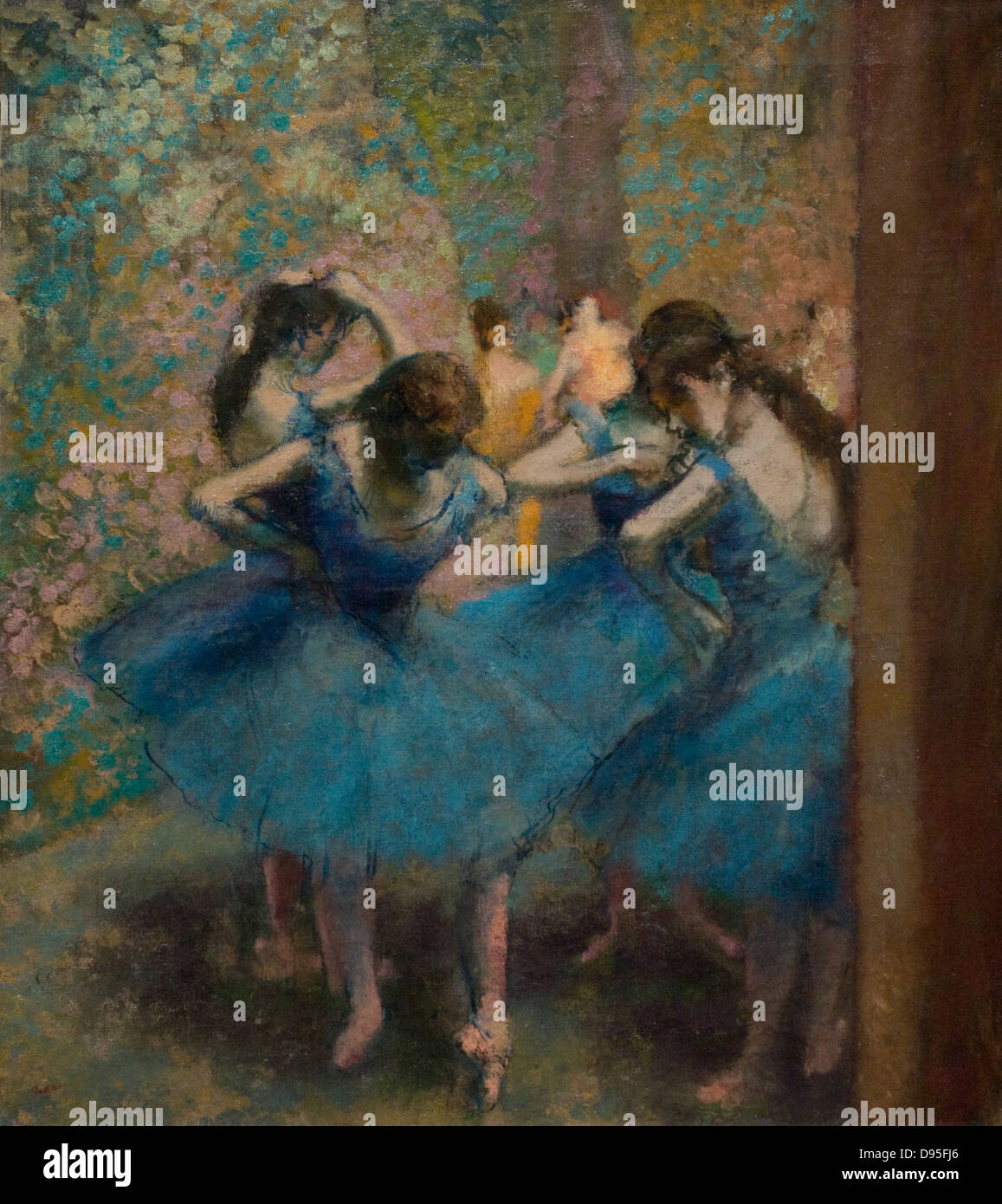 Edgar Degas Danseuses Bleues - blaue Tänzer 1893 XIX th Jahrhundert Französisch Schule Musée d ' Orsay-Paris Stockfoto