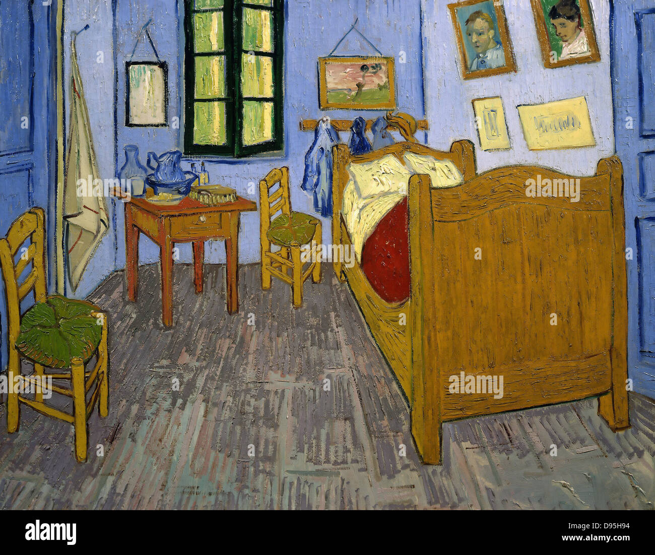 Vincent Van Gogh das Zimmer in Arles 1889 XIX th Jahrhundert Holländische Schule Öl auf Leinwand-Paris - Musée d ' Orsay Stockfoto
