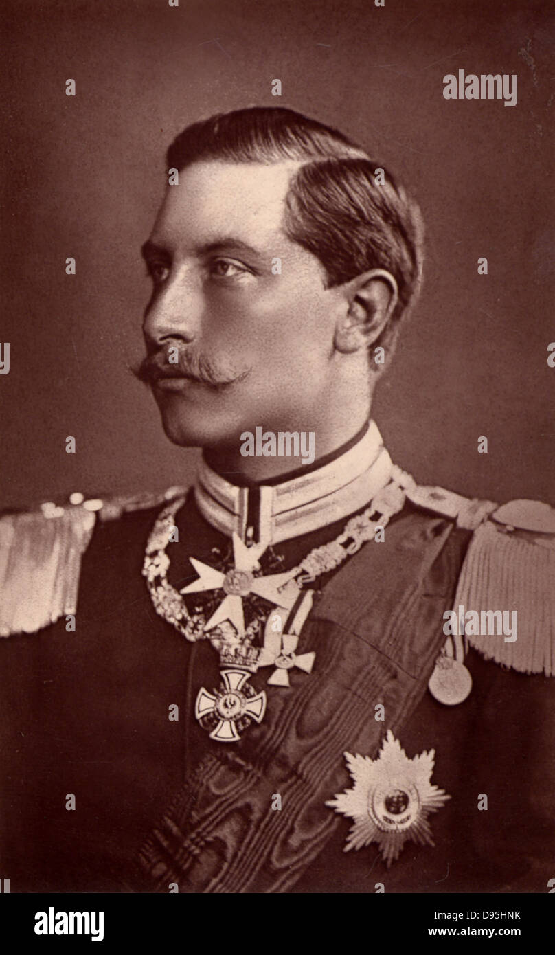 Kaiser Wilhelm II (1859-1941) von Deutschland 1888-1918 ...