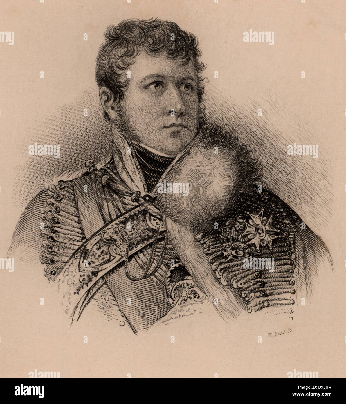 Andoche Junot (1771-1813) Duc d'Abrantes. Französische Soldaten, die Revolutionäre Armee im Jahre 1792 beigetreten und wurde mit Napoleon während der Ägyptischen Kampagne. Gouverneur von Portugal ernannt und wurde von Wellington bei Vimeiro 1808 besiegt. Halbinsel Kampagne. Stockfoto