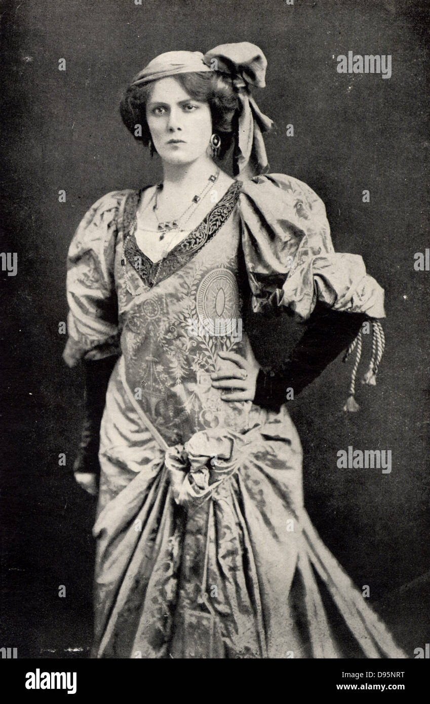 Lily Brayton (1876-1953) englische Schauspielerin. Ihr Debüt 1896 in Frank Benson's Unternehmen gemacht. Verheiratet der Schauspieler Oscar Asche (1871-1936). Brayton als Katharina in "Der Widerspenstigen Zähmung" von William Shakespeare. Stockfoto
